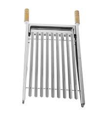 Grelha argentina de inox para churrasqueira-2