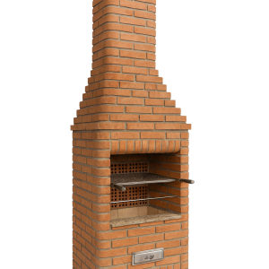Churrasqueira de tijolinho 80 x 70 x 3.20