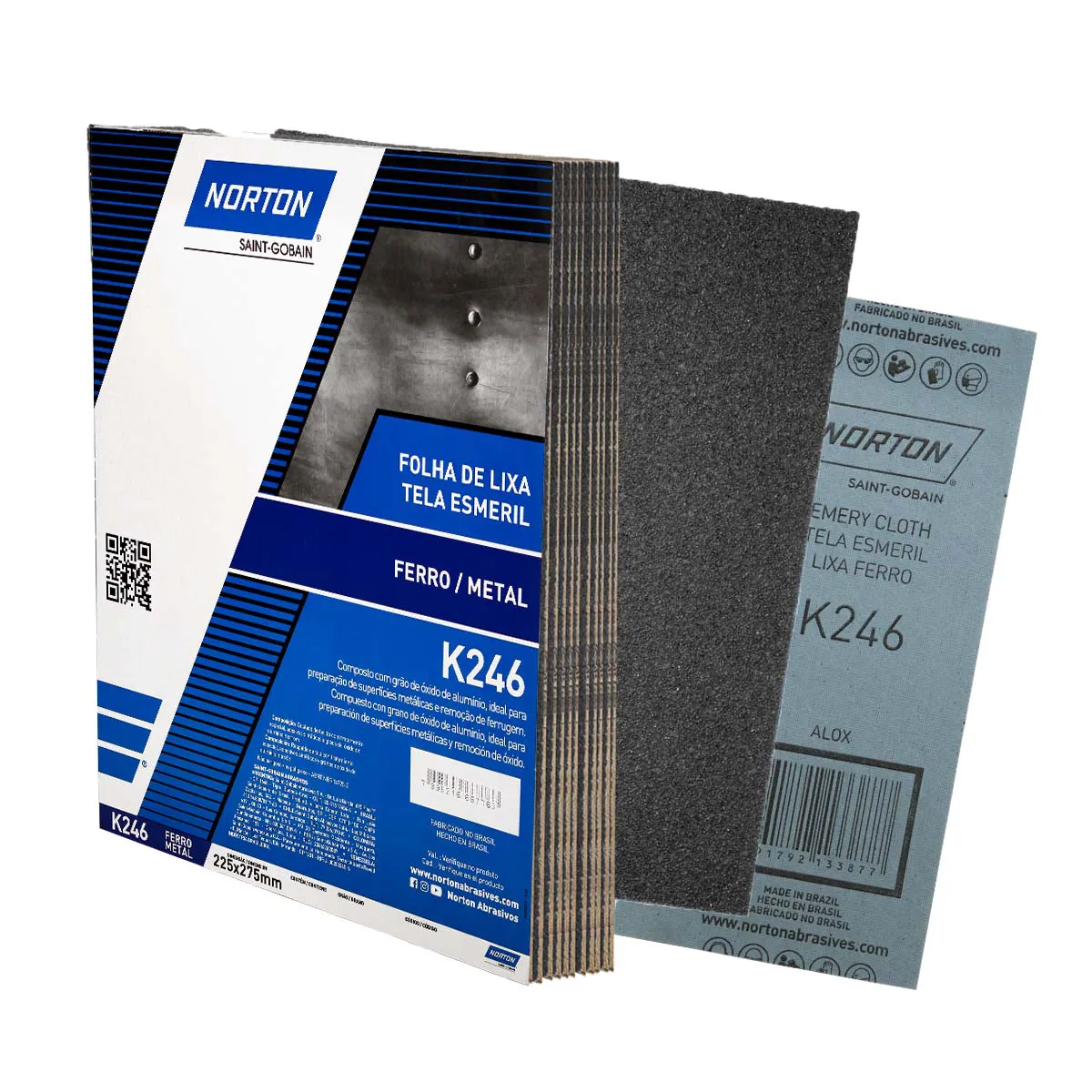 Lixa de Metal Norton 36 Grão