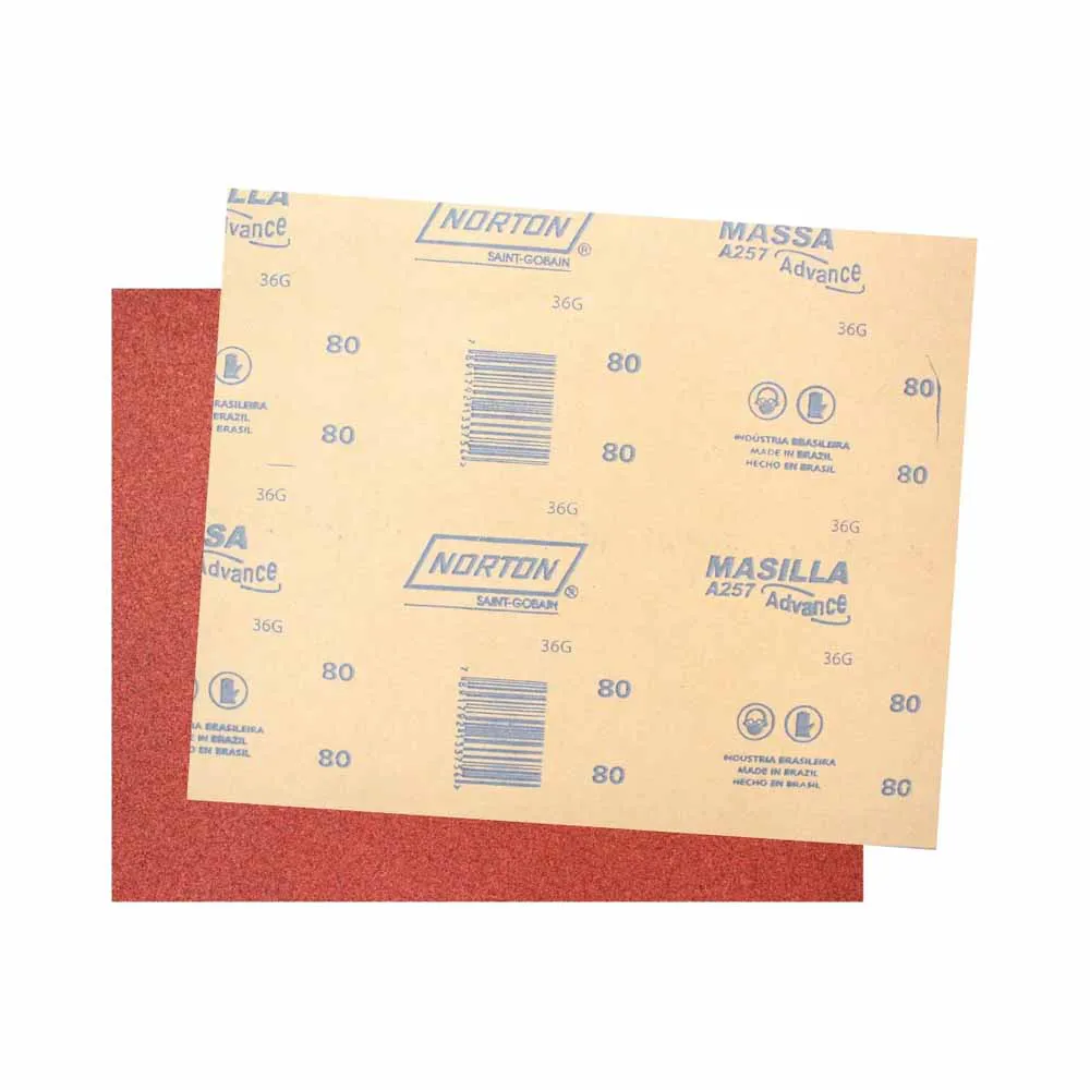 Lixa de Massa 80 Grão Norton